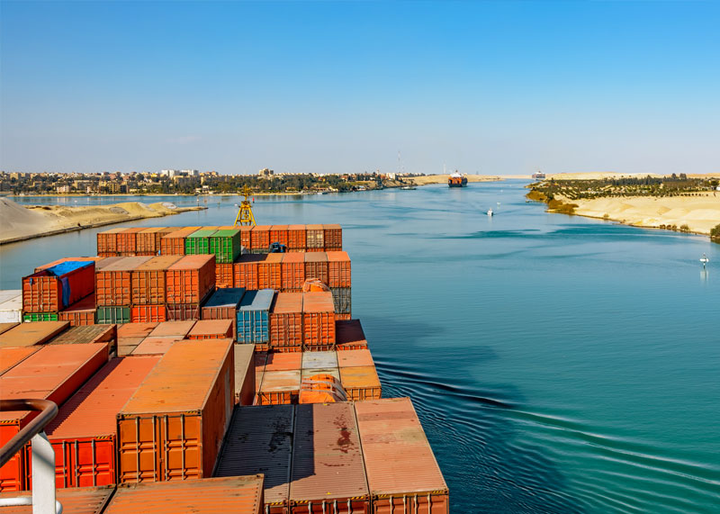 Monitoring the Suez Canal Blockage Banner